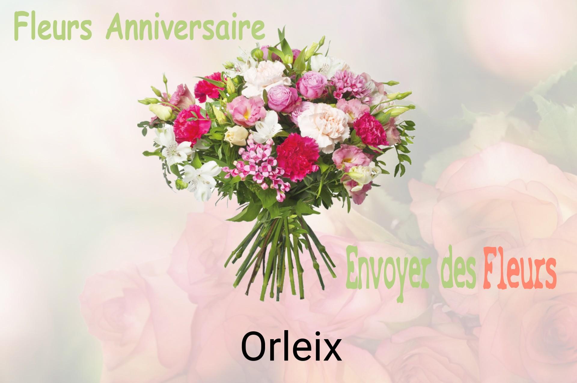 Bouquet de fleurs d’anniversaire livré à Orleix